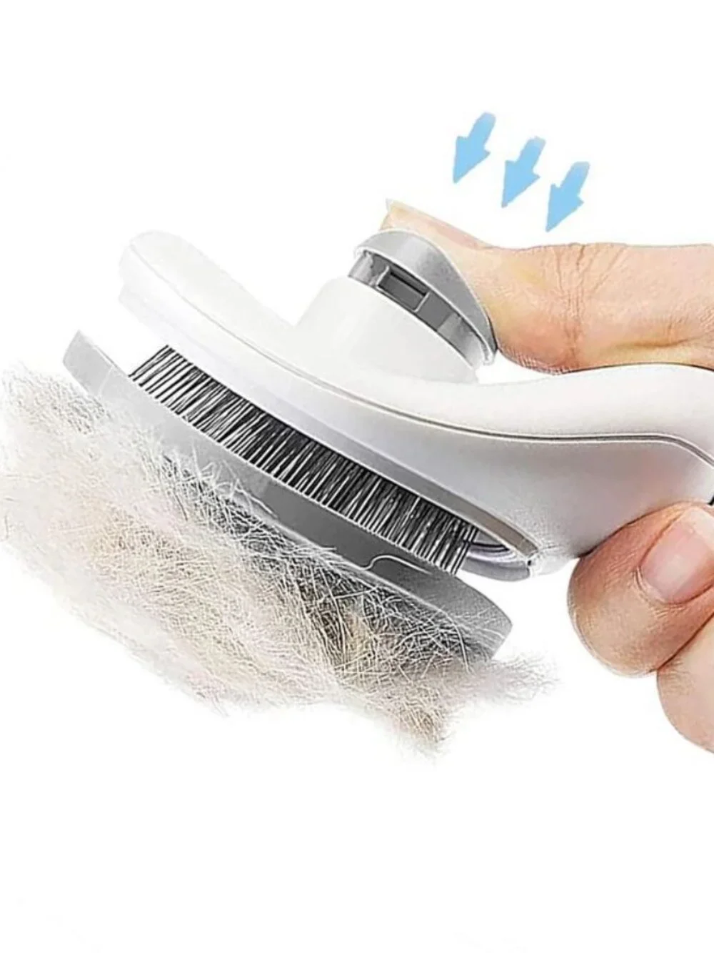 Pet Grooming Brush Push-Button Self-Cleaning Dog Cat Hair Remover